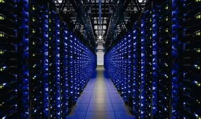 A large-scale mining farm with multiple rigs