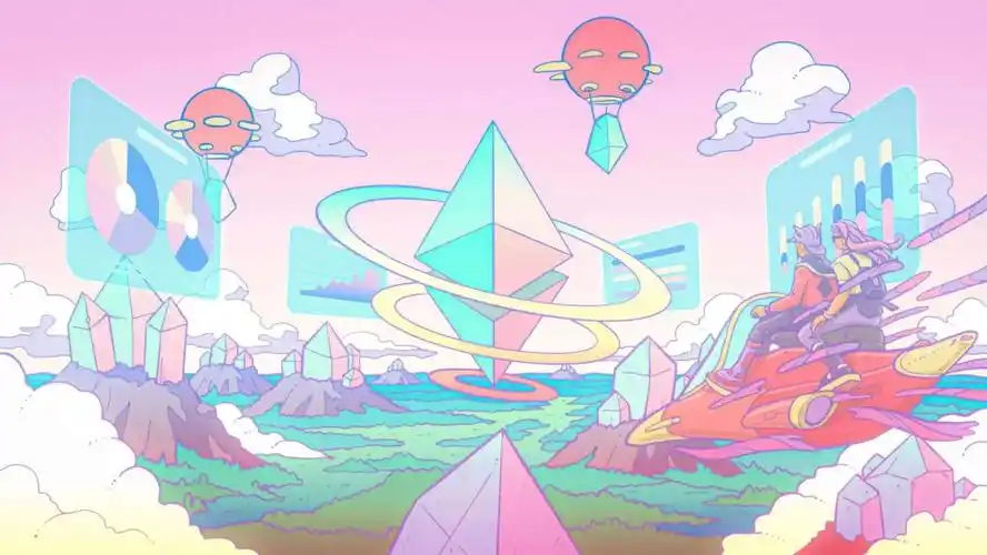 A sleek Ethereum miner in action, showcasing low-energy circuits for sustainable blockchain gains